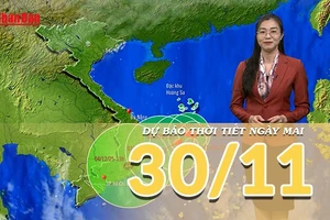 [Video] Dự báo thời tiết đêm nay và ngày mai 30/11/2025: Bão số 15 di chuyển chậm