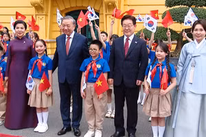 [Video] Tổng Bí thư, Chủ tịch nước Tô Lâm chủ trì Lễ đón Tổng thống Hàn Quốc