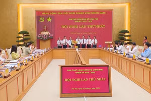 [Video] Thủ tướng Lê Minh Hưng chủ trì Hội nghị Ban Chấp hành Đảng bộ Chính phủ