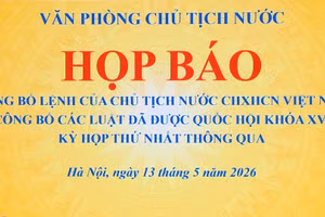 [Video] Công bố Lệnh của Chủ tịch nước về 9 luật được Quốc hội thông qua 