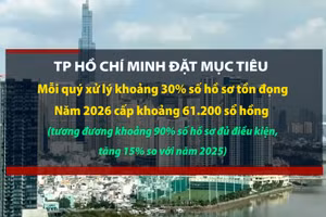 [Video] TP Hồ Chí Minh tăng tốc cấp sổ hồng cho 68.000 căn nhà