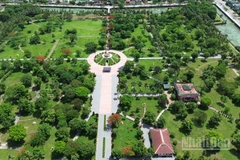 Thành cổ Quảng Trị nhìn từ trên cao.