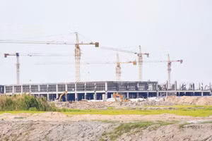 Nhà đầu tư xây dựng nhà máy tại Khu công nghiệp VSIP Vĩnh Thạnh giai đoạn 1. 