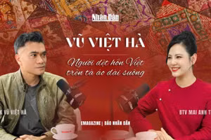 Vũ Việt Hà: Người dệt hồn Việt trên tà áo dài suông