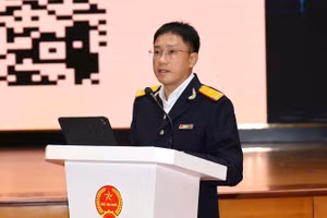 Phó Cục trưởng Mai Sơn phát biểu tại hội thảo.