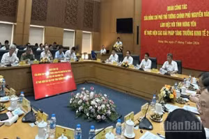 Quang cảnh buổi làm việc.