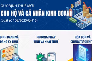 [Infographic] Quy định mới về kiểm tra thuế và số hóa quản lý cho hộ và cá nhân kinh doanh