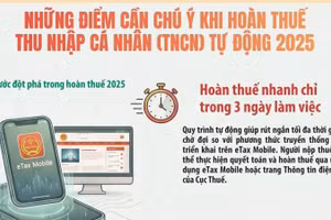 [Infographic] Những điểm cần chú ý khi hoàn thuế thu nhập cá nhân tự động năm 2025