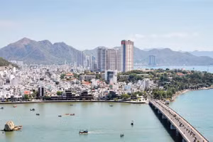 Một góc khu đô thị biển Nha Trang (Khánh Hòa). Ảnh: SONG ANH
