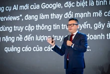 Đồng chí Lê Quốc Minh trình bày tại lễ khai mạc Diễn đàn báo chí toàn quốc 2025.