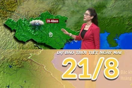[Video] Dự báo thời tiết đêm nay và ngày mai 21/8/2025: Mưa lớn chỉ còn tập trung ở vùng núi Bắc Bộ 