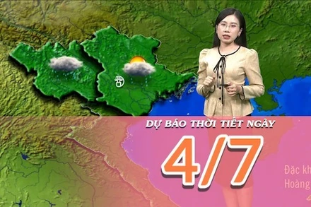 [Video] Dự báo thời tiết ngày 4/7/2025: Mưa xảy ra chủ yếu về chiều và tối
