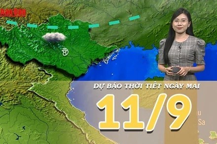 [Video] Dự báo thời tiết đêm nay và ngày mai 11/9/2025: Mưa lớn chỉ còn xảy ra cục bộ về đêm ở khu vực Bắc Bộ