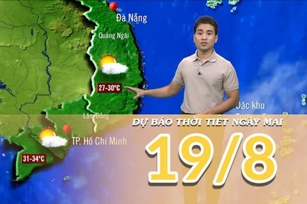 [Video] Dự báo thời tiết đêm nay và ngày mai 19/8/2025: Hoàn lưu áp thấp nhiệt đới gây mưa ở Bắc Bộ 