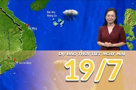 [Video] Dự báo thời tiết đêm nay và ngày mai 19/7/2025: Nắng nóng có xu hướng thu hẹp dần