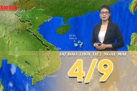 [Video] Dự báo thời tiết đêm nay và ngày mai 4/9/2025: Mưa chỉ còn chủ yếu vào chiều tối và đêm 