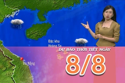 [Video] Dự báo thời tiết ngày mai 8/8/2025: Nắng nóng trên diện rộng tại Bắc Bộ và Trung Bộ 