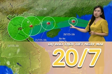 [Video] Dự báo thời tiết đêm nay và ngày mai 20/7/2025: Bão số 3 tăng cấp