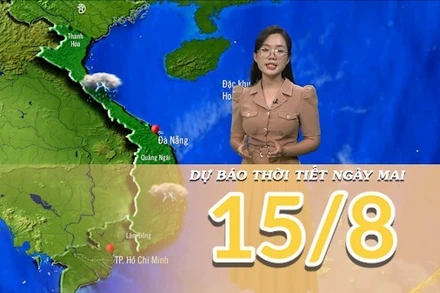 [Video] Dự báo thời tiết đêm nay và ngày mai 15/8/2025: Mưa dông tiếp diễn ở Bắc Bộ và Trung Bộ