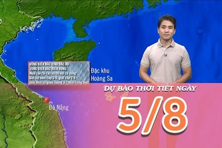 [Video] Dự báo thời tiết ngày 5/8/2025: Xuất hiện điểm nắng nóng đặc biệt gay gắt 