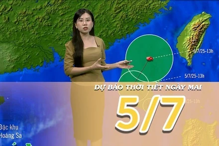 [Video] Dự báo thời tiết đêm nay và ngày mai 5/7/2025: Mưa chủ yếu xuất hiện về chiều tối và đêm