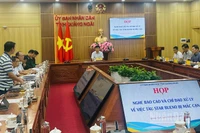 Tỉnh Quảng Ngãi cùng các đơn vị, ngành chức năng bàn phương án ứng phó sự cố tàu Star Bueno bị mắc cạn.