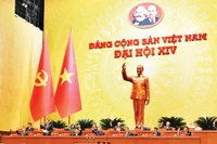 Đoàn Chủ tịch tại phiên trù bị Đại hội XIV của Đảng. (Ảnh: KHOA NGUYÊN)