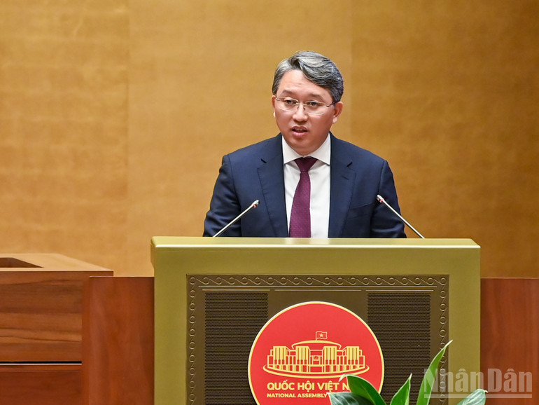 Bộ trưởng Tư pháp Nguyễn Hải Ninh. (Ảnh: DUY LINH) ndo_br_bt-nguyen-hai-ninh.jpg
