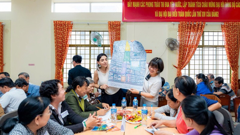 Hội thảo tham vấn xây dựng tầm nhìn Bến Tre. (Ảnh: Dự án ISCB) iscb-hoi-thao-tham-van-xay-dung-tam-nhin-ben-tre-4-2847.jpg