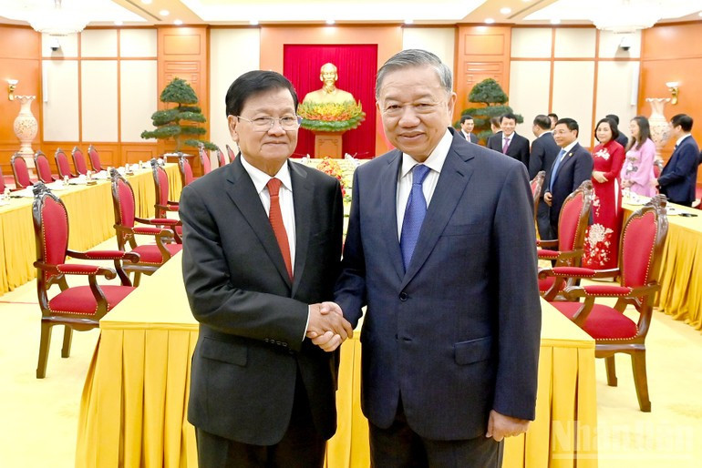 Tổng Bí thư Tô Lâm hội kiến Tổng Bí thư, Chủ tịch nước Lào Thongloun Sisoulith image-4.jpg