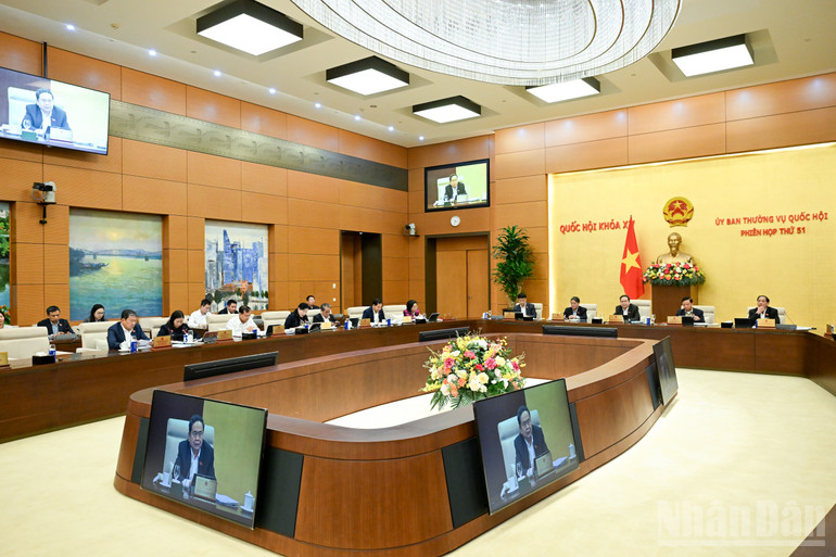 View of the meeting. (Photo: DUY LINH) ndo_br_bnd-4221.jpg