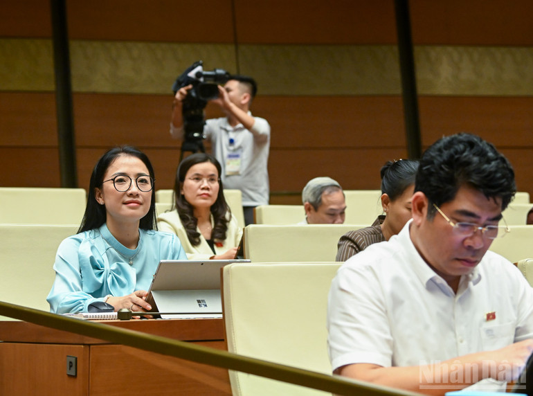 Các đại biểu Quốc hội tham dự phiên họp. (Ảnh: DUY LINH) ndo_br_bnd-2735.jpg