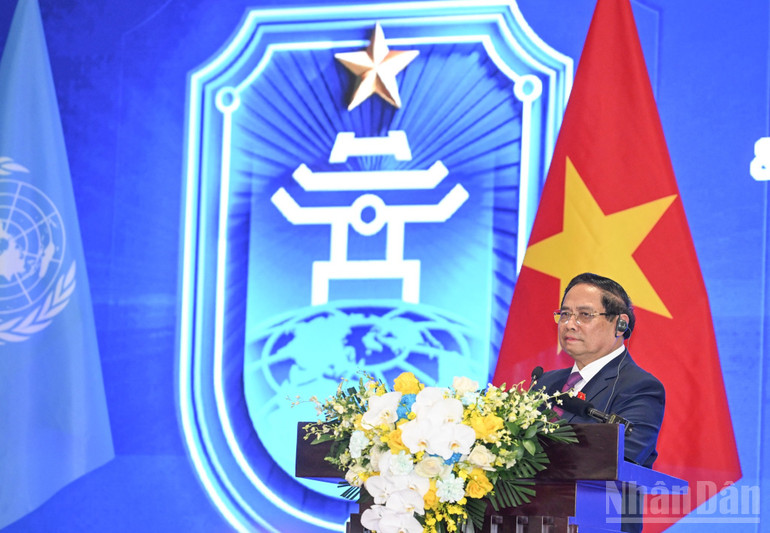 Thủ tướng Chính phủ Phạm Minh Chính phát biểu. (Ảnh: TRẦN HẢI) ndo_br_df54a4c34.jpg