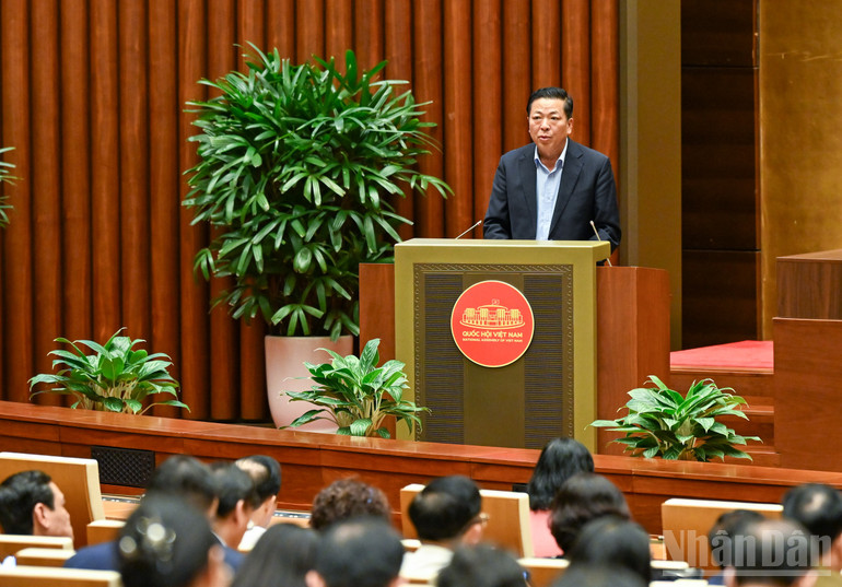 Byggnadsminister Tran Hong Minh. (Foto: DUY LINH) ndo_br_bt-tran-hong-minh.jpg