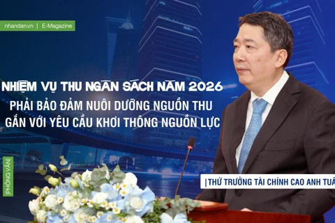 Nhiệm vụ thu Ngân sách nhà nước năm 2026 phải bảo đảm nuôi dưỡng nguồn thu gắn với yêu cầu khơi thông nguồn lực