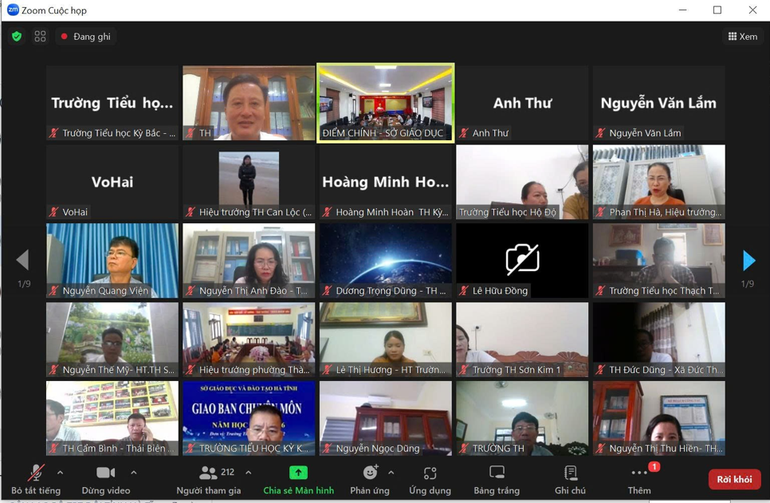हा तिन्ह प्रांत में प्राथमिक विद्यालय के प्रधानाचार्यों का ऑनलाइन सम्मेलन, 14 अक्टूबर, 2025 2.png