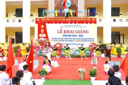 Không khí náo nức trong Lễ khai giảng năm học mới 2025-2026 diễn ra tại các trường trên địa bàn tỉnh vùng cao Tuyên Quang.