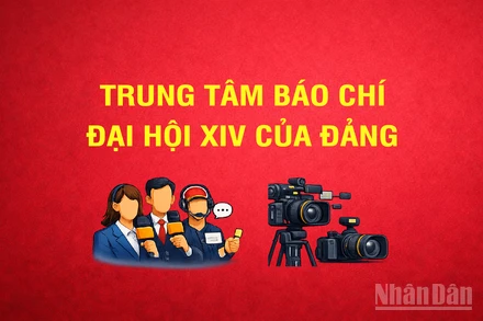 [Infographic] Trung tâm Báo chí Đại hội XIV của Đảng
