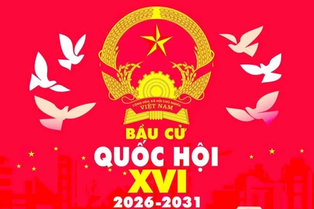 Ảnh minh họa: Tranh phục vụ tuyên truyền bầu cử Quốc hội khóa XVI.