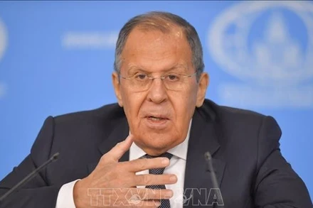 Ngoại trưởng Nga Sergei Lavrov. (Ảnh: THX/TTXVN)