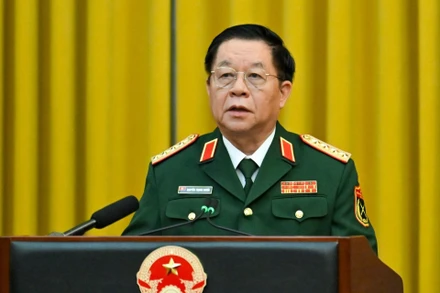 Chủ nhiệm Tổng cục Chính trị Quân đội nhân dân Việt Nam Nguyễn Trọng Nghĩa. (Ảnh: ĐĂNG KHOA)