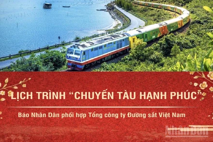 [Infographic] Lịch trình "Chuyến tàu Hạnh phúc"