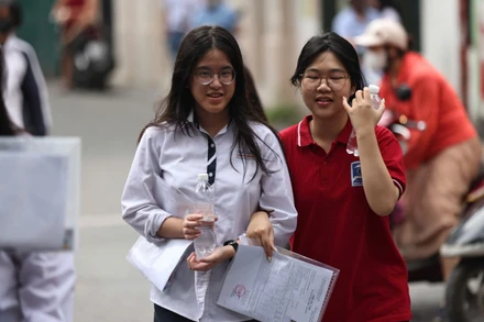 Thí sinh tại Kỳ thi tốt nghiệp THPT năm 2025 (Ảnh: ĐẠI THẮNG)