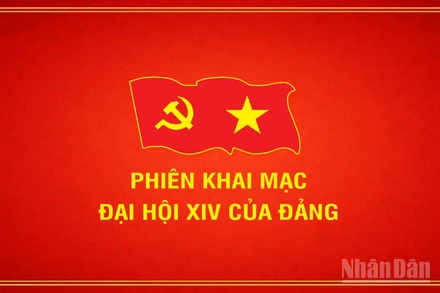 [Infographic] Phiên khai mạc Đại hội đại biểu toàn quốc lần thứ XIV của Đảng