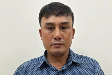 Tài xế taxi bị bắt tạm giam vì tội cưỡng đoạt tài sản. (Ảnh do Công an Phú Thọ cung cấp)