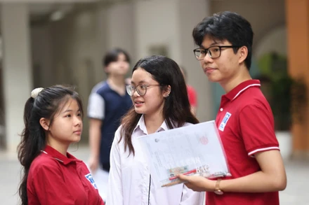 Thí sinh tham dự Kỳ thi tốt nghiệp THPT năm 2025 (Ảnh: ĐẠI THẮNG)