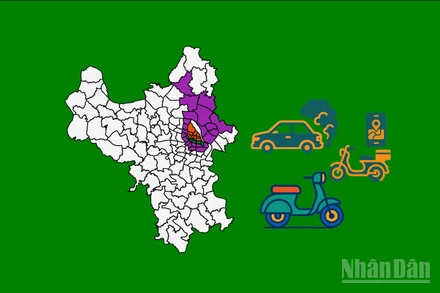 [Infographic] Chi tiết lộ trình, danh sách các phường, xã tại Hà Nội thực hiện thí điểm vùng phát thải thấp từ 1/7/2026