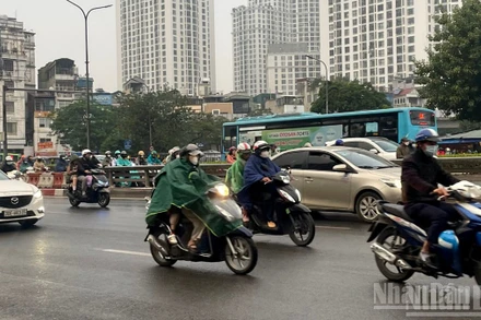 Dự báo khu vực Hà Nội ngày có mưa, mưa nhỏ rải rác. (Ảnh minh họa: Đ.T)