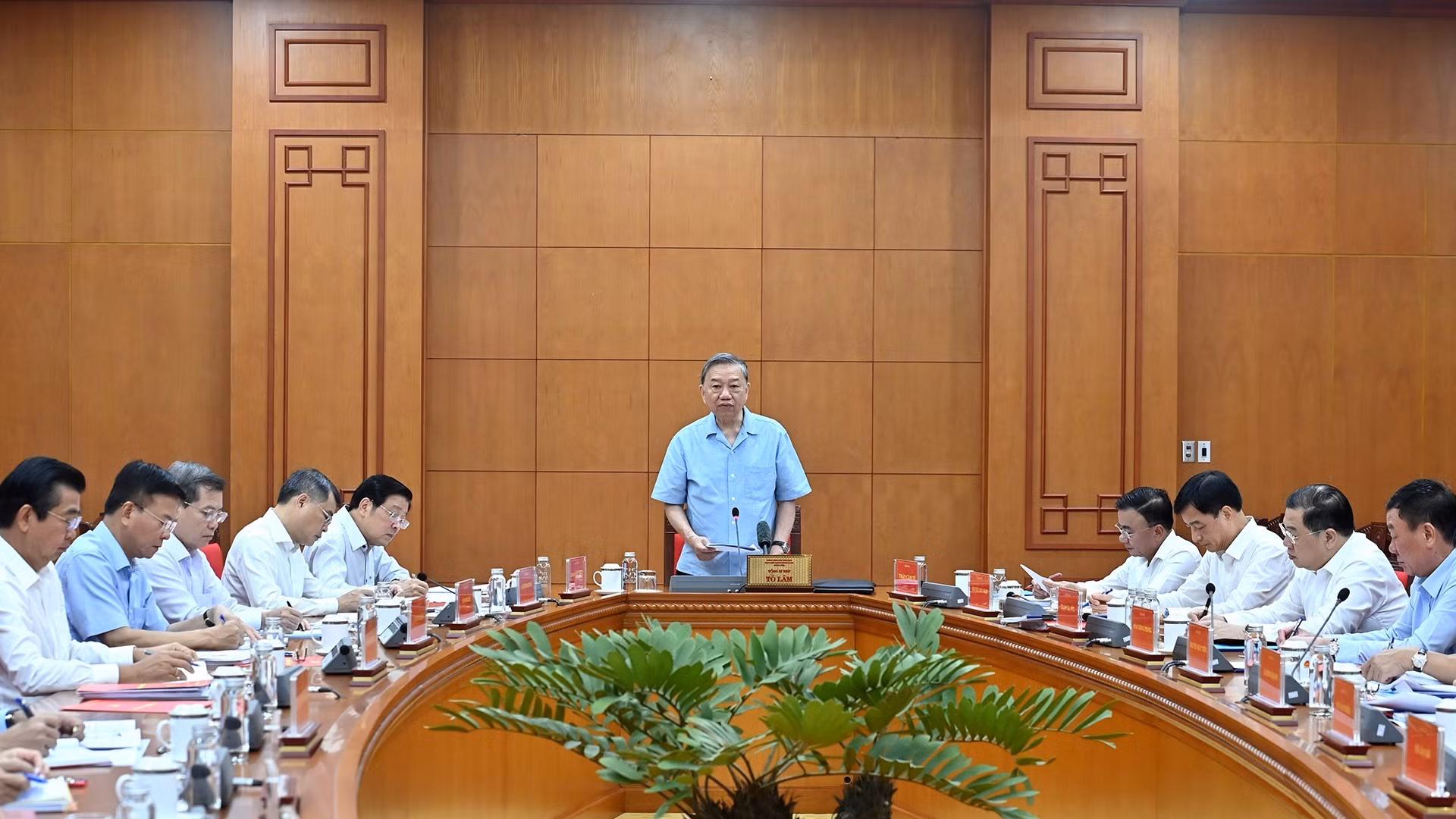 Tổng Bí thư Tô Lâm chủ trì họp Thường trực Ban Chỉ đạo Trung ương về phòng, chống tham nhũng, lãng phí, tiêu cực.