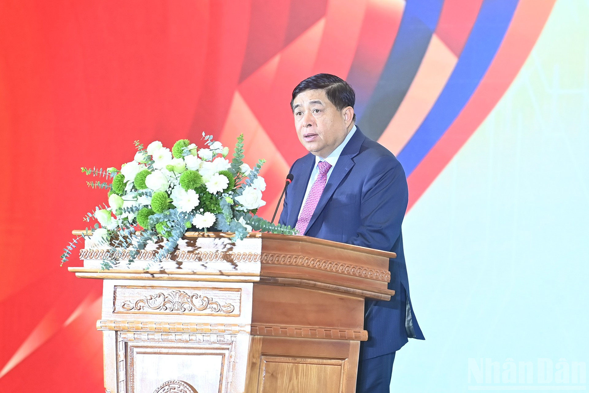 Phó Thủ tướng Nguyễn Chí Dũng phát biểu khai mạc Lễ hưởng ứng Ngày hội Đổi mới sáng tạo quốc gia năm 2025. ndo_br_a3-bnd-9946.jpg